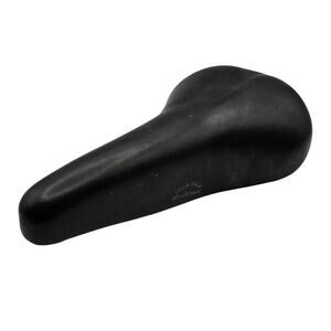 Vintage GC Selle Italia ANATOMIC Black Leather Saddle 70s 80s Road Bike